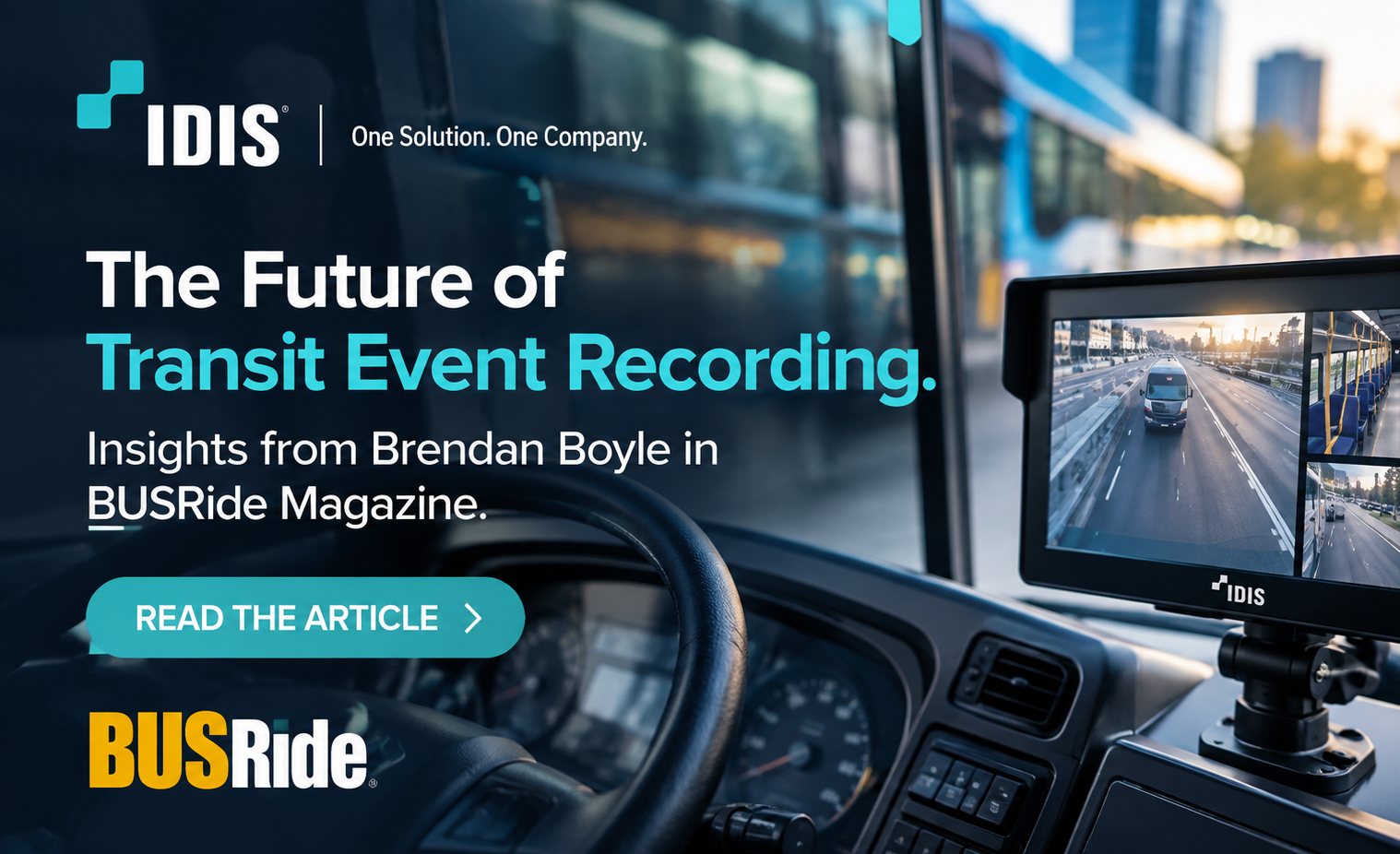 IDIS Americas Explores the Future of Transit Event Recording in BUSRide